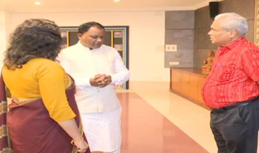 Odisha News:CM-Majhi-Makes-Surprise-Inspection-at-Rajiv-Bhavan