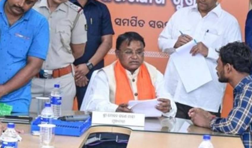 Odisha News:CM-Majhi-to-Hold-Public-Grievance-Meeting-Today