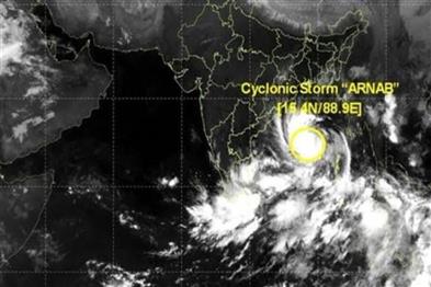 Odisha News:Cyclone-Arnab-Set-to-Strike-Andhra-Pradesh-Coast-with-Extreme-Winds