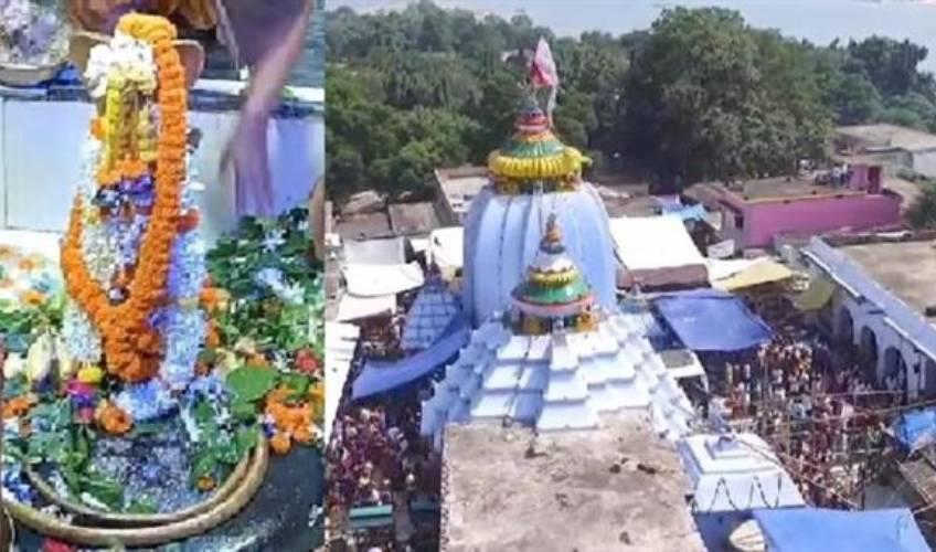 Odisha News:Devotees-Flock-to-Shiva-Temple-On-First-Kartik-Monday