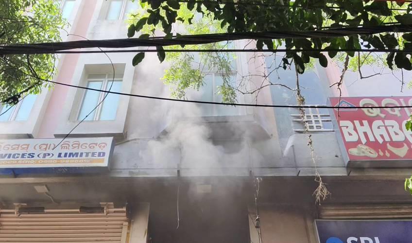 Odisha News:Fire-Fury-Bhubaneswars-Markets-Under-Siege