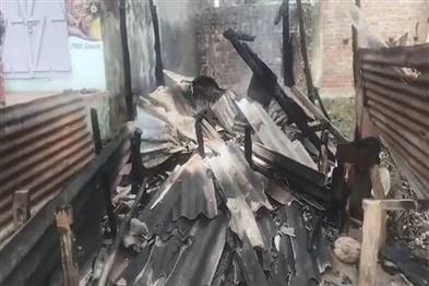 Odisha News:Gas-Cylinder-Blast-Engulfs-Tea-Shop-in-Ganjam-Village