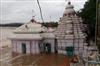 Odisha News:Mahanadi-Floodwaters-Submerge-Maa-Bhattarika-Temple-in-Cuttacks-Badamba