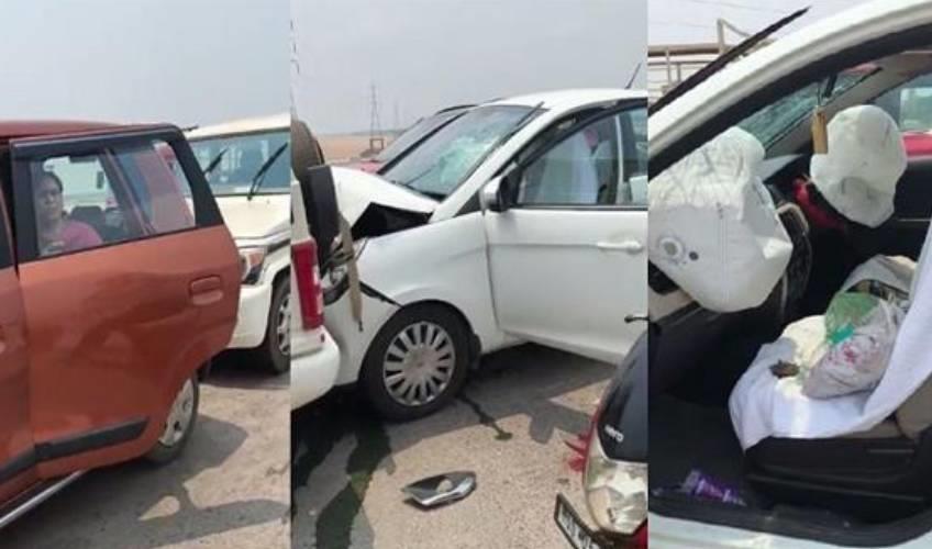 Odisha News:Multi-Vehicle-Collision-on-Netaji-Subhas-Bose-Bridge-in-Cuttack