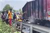 Odisha News:Narrow-Escape-Truck-Bursts-Into-Flames-on-NH-53