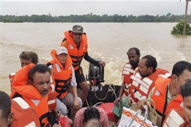 Odisha News:ODRAF-Races-Against-Time-to-Rescue-Over-8000-Flood-Affected-People-in-Odishas-Balasore-and-Mayurbhanj-Districts