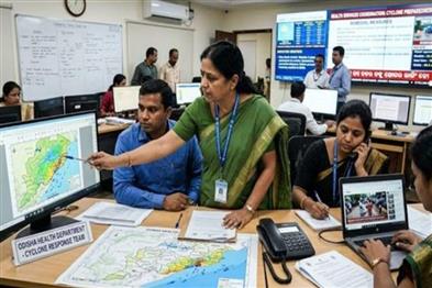 Odisha News:Odisha-Health-Dept-on-High-Alert-for-Cyclone-Leaves-Cancelled-RRTs-Deployed-and-Medicine-Stocks-Ensured