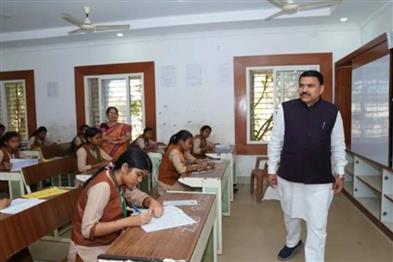 Odisha News:Odisha-Matric-Exams-2026-Minister-Inspects-Centers-as-56-Lakh-Students-Begin-Boards