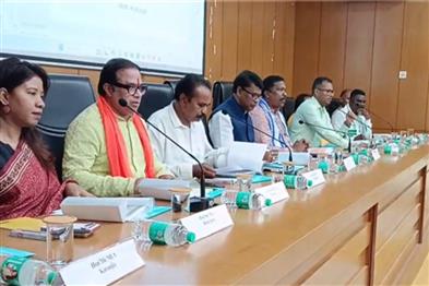 Odisha News:Odisha-Ministers-Review-Mayurbhanj-Flood-Situation-Outline-Permanent-Solutions