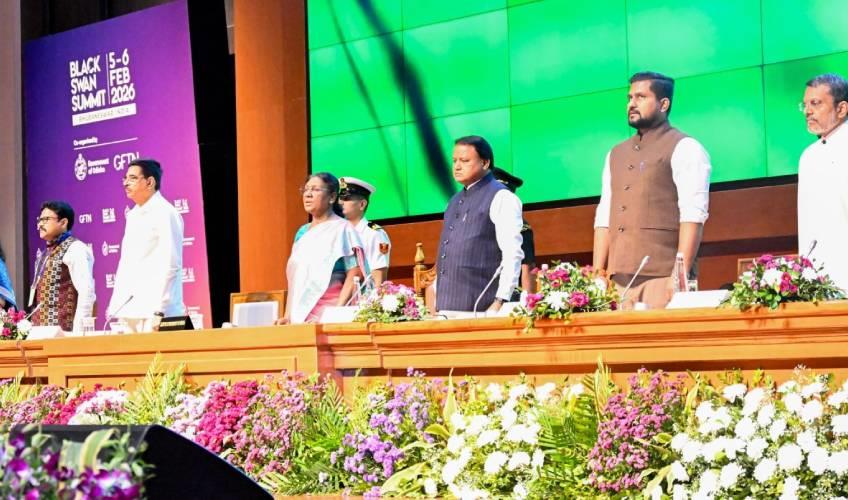 Odisha News:President-Murmu-at-Black-Swan-Summit-Tech-Must-Drive-Gender--Social-Justice
