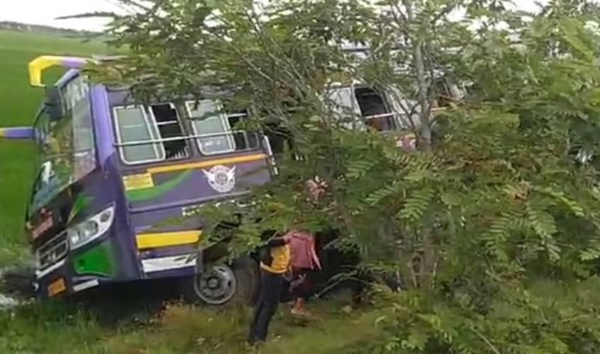 Odisha News:Puri-15-Passengers-Injured-Inn-Bus-Accident-In-Brahmagiri