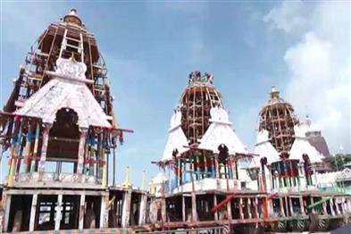 Odisha News:Rath-Yatra-Chariots-Dismantling-Begins-in-Puri