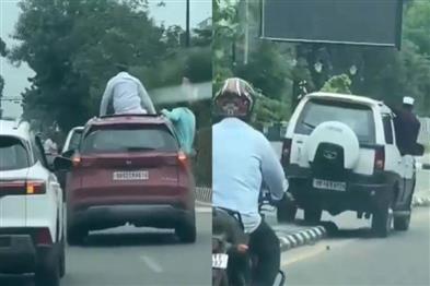 Odisha News:Road-Rage-In-Bhubaneswar-2-Vehicle-Seized-5-Arrested