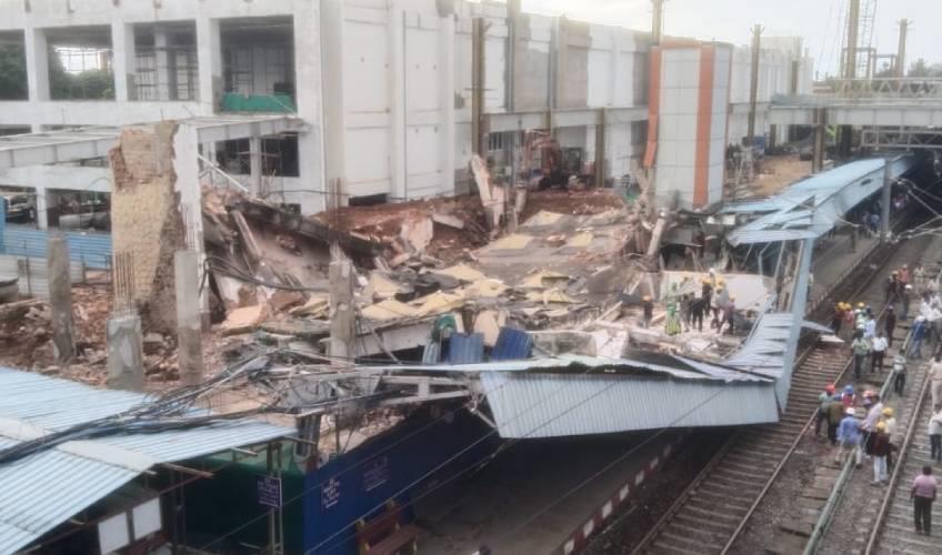 Odisha News:Roof-Collapse-at-Cuttack-Railway-Station-Disrupts-Train-Services