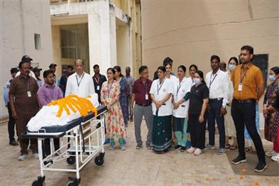 Odisha News:SUM-HOSPITAL-ORGANS-RETRIEVED-FROM-BRAIN-DEAD-PATIENT-SENT-TO-OTHER-HOSPITAL-TRANSPLANTAION