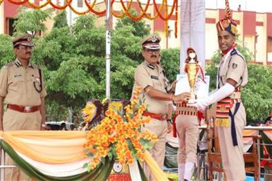 Odisha News:Service-and-Protection-DGP-Binayotosh-Mishra-Urges-Professionalism-at-BTI-Burla-Passing-Out-Parade